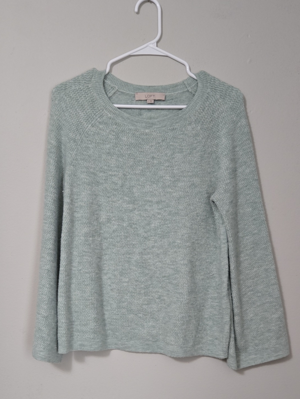 LOFT Mint Green Crewneck Sweater